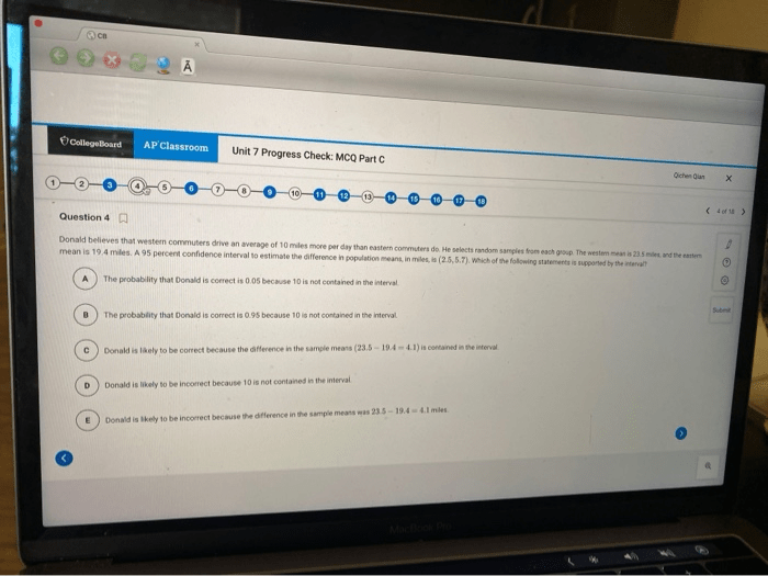 Unit 7 progress check mcq part b