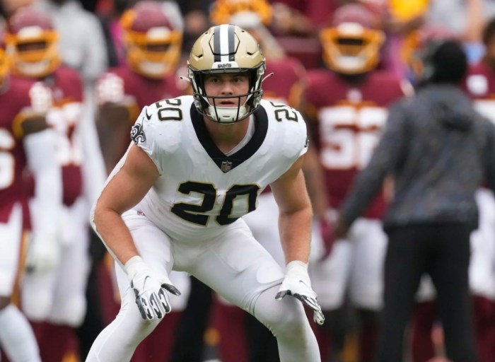 Pete werner joins linebacker drill runs everybody athleticism saints