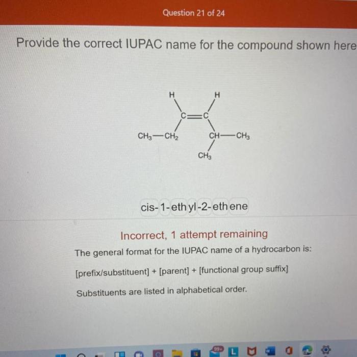 Provide the correct iupac name for the compound shown here.